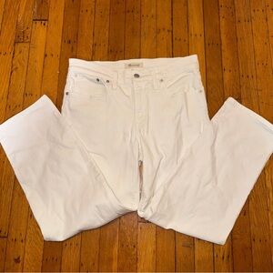 Madewell Perfect Vintage White Jeans | Size 29P | NWOT | High Rise Straight Leg
